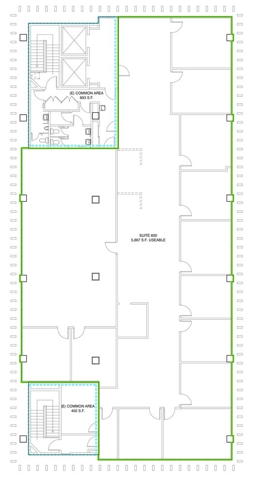 Office Space Available in Excellent Condition & Move-In Ready : 1221 Van Ness Ave, Fresno, CA 93721